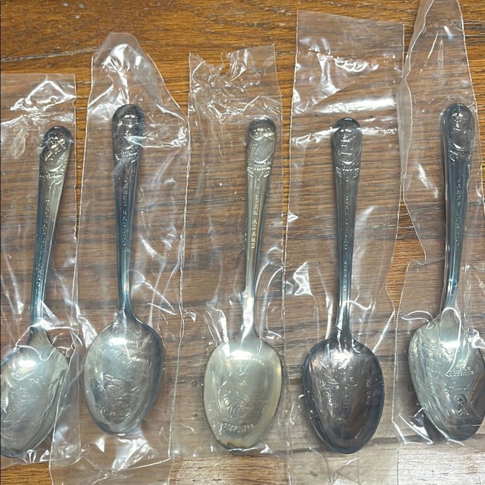 WM Rogers presidential spoons